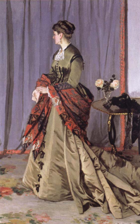 Claude Monet Portrait of Madame Louis Joachim Gaudibert